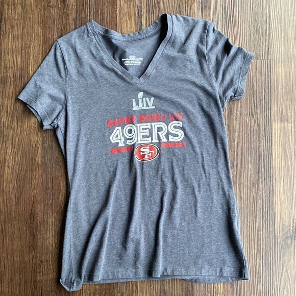 San Francisco 49ers Grey Short Sleeve T Shirt - Picture 1 of 4